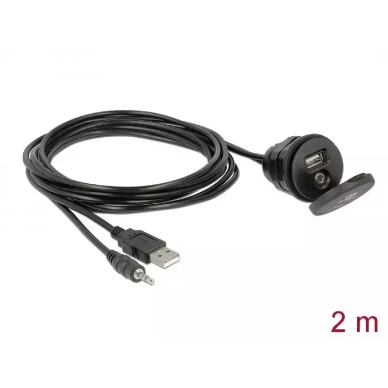 Kabel USB DeLOCK 85719 2 m USB A Czarny