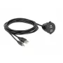 Kabel USB DeLOCK 85719 2 m USB A Czarny