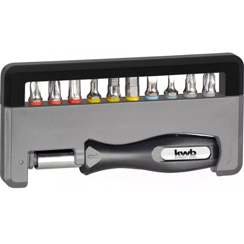 Zestaw bitów wkrętakowych KWB Industrial Steel Standard Handy Bit Box
