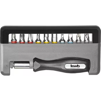 Zestaw bitów wkrętakowych KWB Industrial Steel Standard Handy Bit Box