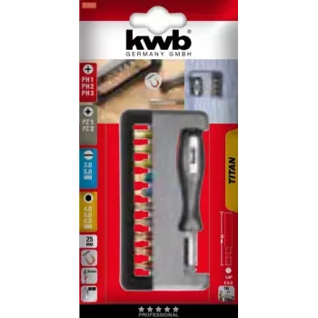 Zestaw bitów KWB TITAN handy 154020