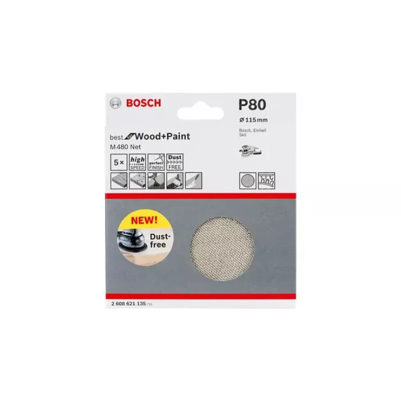 Arkusz ścierny Bosch M480 Best for Wood and Paint 2608621144