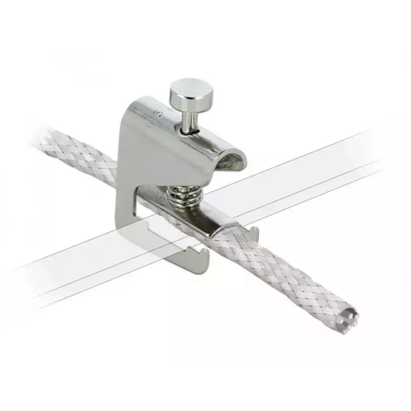 Zacisk do kabli DeLOCK 66445 srebrny