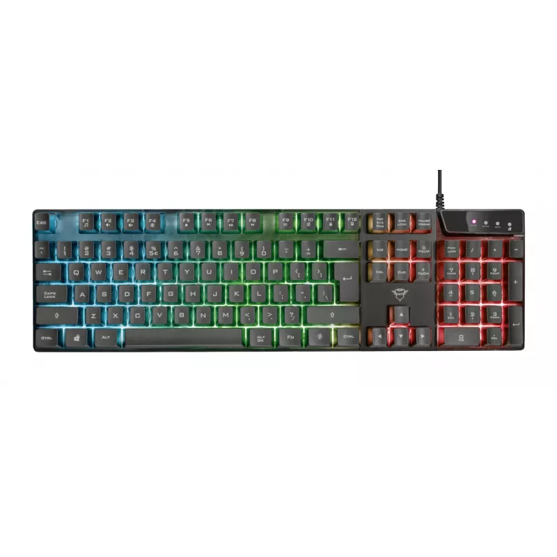 Trust GXT 835 Azor klawiatura Gaming USB German Czarny