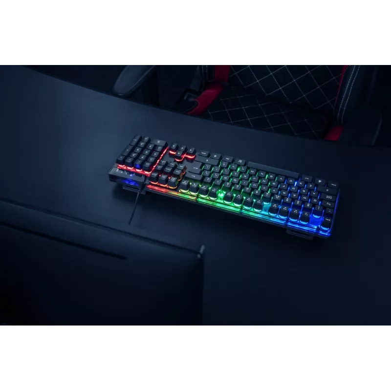 Trust GXT 835 Azor klawiatura Gaming USB German Czarny