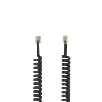Hama 00201150 kabel telefoniczny 1,5 m czarny