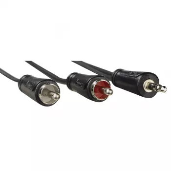 Hama 00205112 kabel audio 5 m 3.5mm 2 x RCA czarny