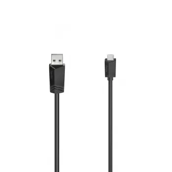 Kabel USB Hama 00200607 USB 2.0 0,75 m Micro-USB A USB A Czarny
