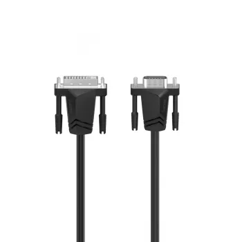 Hama 00200714 przejściówka wideo 1.5 m DVI-I VGA (D-Sub) Czarny
