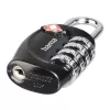 Hama 00139502 blokada/alarm do bagażu Zamek szyfrowy do bagażu Czarny, Czerwony, Srebrny, Biały