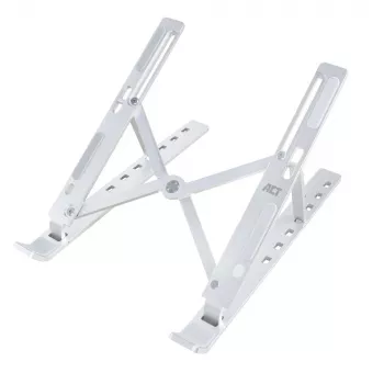 Składana podstawa pod laptop ACT, aluminium, 7-stopniowa regulacja wysokości