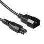 Kabel zasilający ACT AK5252 0,25 m IEC C14 na IEC C5 250 V 2,5 A