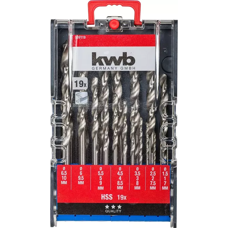 Wiertło KWB 109119 stal szybkotnąca HSS