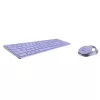 Rapoo 9750M Klawiatura i mysz w zestawie Bezprzewodowa Bluetooth QWERTZ Niemiecki Liliowy
