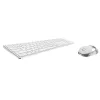 Rapoo 9850M Zestaw klawiatura i mysz Home RF Wireless Bluetooth QWERTZ niemiecki biały