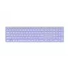 Rapoo E9800M Klawiatura bezprzewodowa Bluetooth QWERTZ niemiecka liliowa