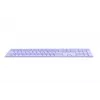Rapoo E9800M Klawiatura bezprzewodowa Bluetooth QWERTZ niemiecka liliowa
