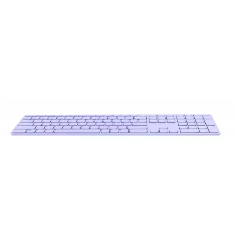 Rapoo E9800M Klawiatura bezprzewodowa Bluetooth QWERTZ niemiecka liliowa