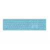 Klawiatura Rapoo E9800M do domu RF Wireless Bluetooth QWERTZ niemiecka niebieska