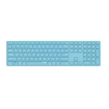 Klawiatura Rapoo E9800M do domu RF Wireless Bluetooth QWERTZ niemiecka niebieska