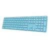 Klawiatura Rapoo E9800M do domu RF Wireless Bluetooth QWERTZ niemiecka niebieska