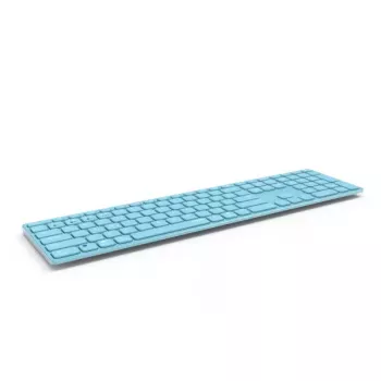Klawiatura Rapoo E9800M do domu RF Wireless Bluetooth QWERTZ niemiecka niebieska