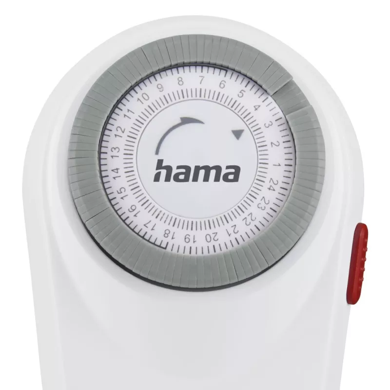 Hama Curved biały programator dobowy