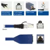 ACT Niebieski 5 metrów LSZH SFTP CAT6A MPTL przedłużacz snagless ze złączami RJ45