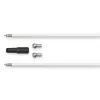 Hama 00179261 kabel koncentryczny 10 m Czarny, Metaliczny, Biały