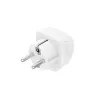 Hama 00223459 adapter wtyczki zasilania Typ E/F hybrydowy Typ G (UK) Biały