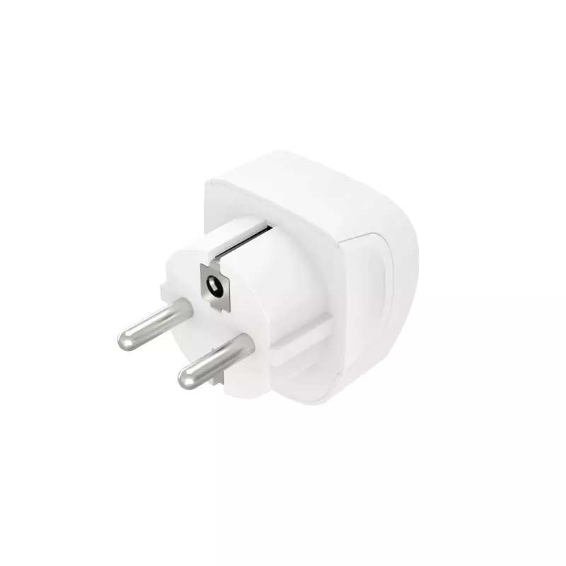 Hama 00223459 adapter wtyczki zasilania Typ E/F hybrydowy Typ G (UK) Biały