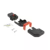 Złącze kątowe ACT C13 IEC Lock+ wielokrotnego użytku, czarne, PA130100RBK