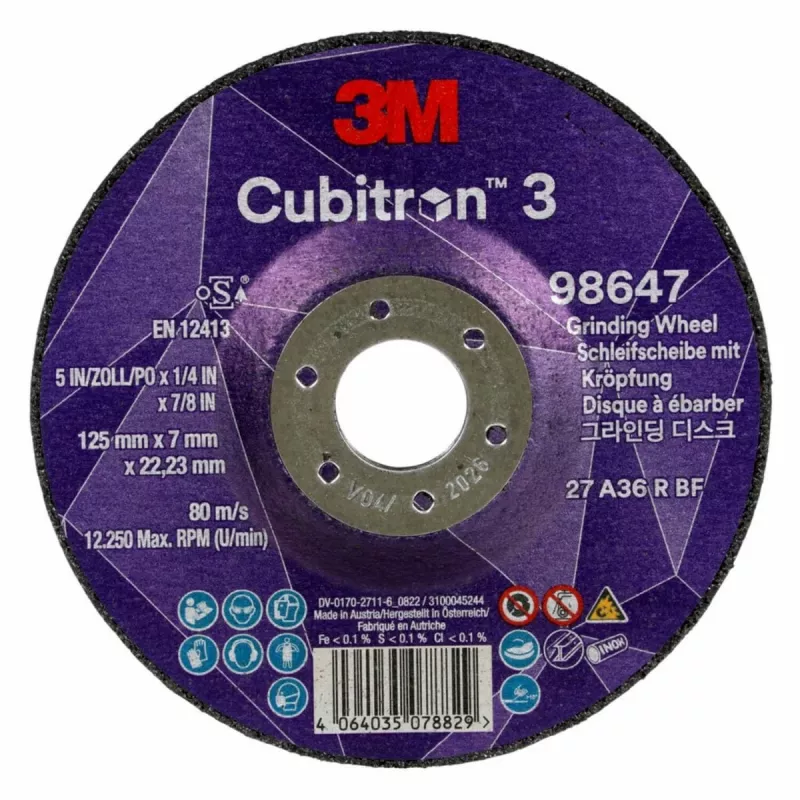 3M 98647 Metalowa tarcza do cięcia