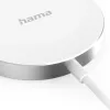 Hama MagCharge FC15 Mobilny telefon, Smartfon Biały USB Ładowanie bezprzewodowe Szybkie ładowanie Do wewnątrz