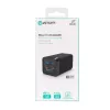 Ładowarka do urządzeń mobilnych eSTUFF ES635200 uniwersalna czarna 2 USB Type-C