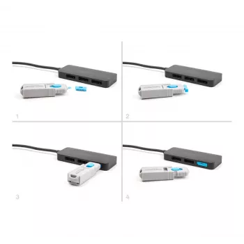 Bloker portów DeLOCK 20951 10 szt. bloker DisplayPort żeński niebieski