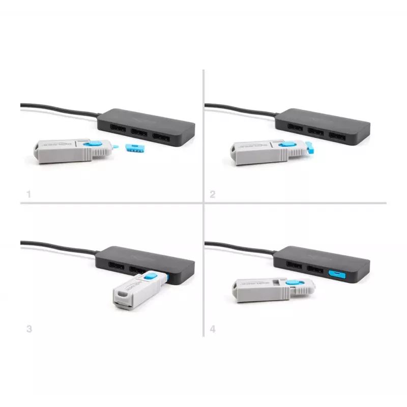 Bloker portów DeLOCK 20951 10 szt. bloker DisplayPort żeński niebieski