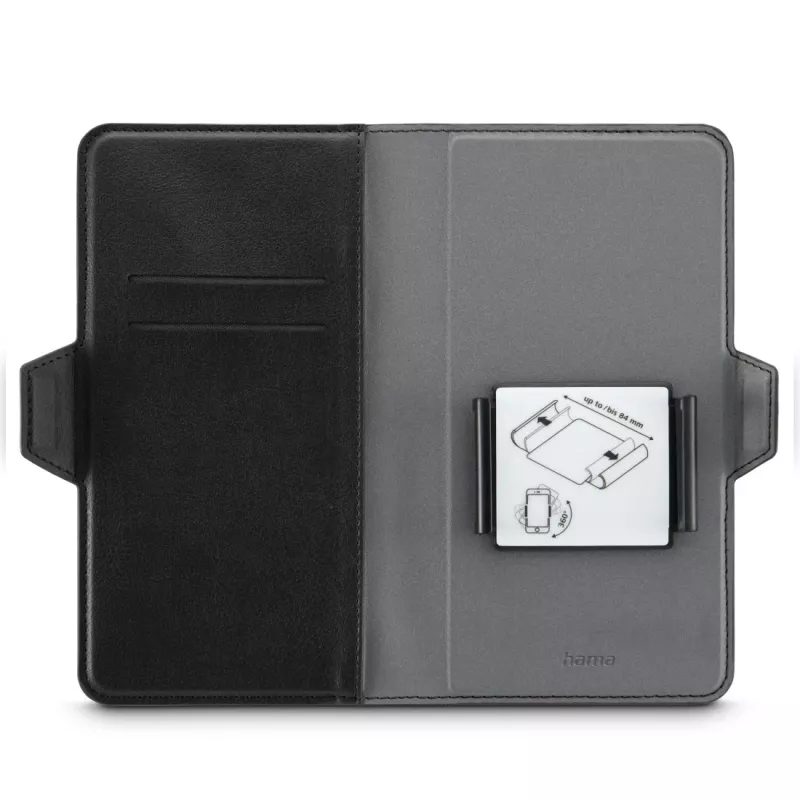 Hama 00118895 etui na telefon komórkowy 15,5 cm (6,1 inch) Folio Czarny
