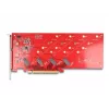 Karta DeLOCK PCI Express x16 na 4 wewnętrzne NVMe M.2 Key M 110 mm Bifurcation