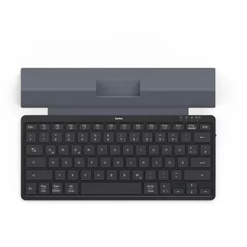 Hama Travel 600 QWERTZ Niemiecki Bluetooth Czarny, Ciemnoszary