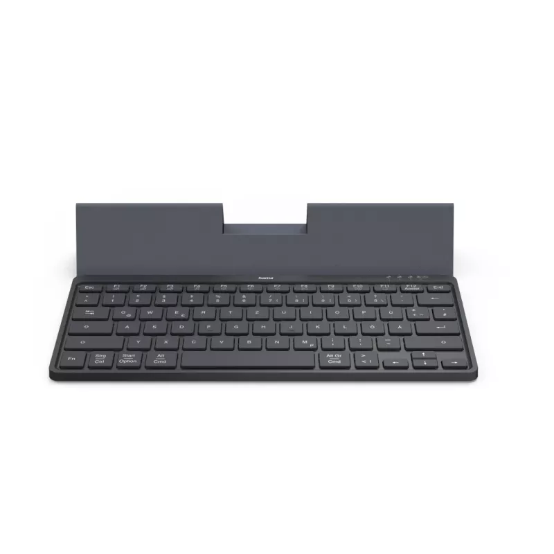Hama Travel 600 QWERTZ Niemiecki Bluetooth Czarny, Ciemnoszary