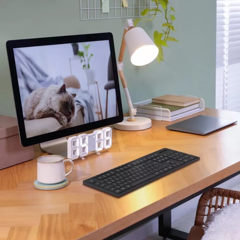 Klawiatura Hama WK-200 Home/Office RF Wireless QWERTZ, niemiecka, czarna