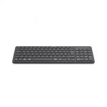 Hama WK-300 klawiatura Dom/Biuro RF Wireless + Bluetooth QWERTZ Niemiecki Czarny