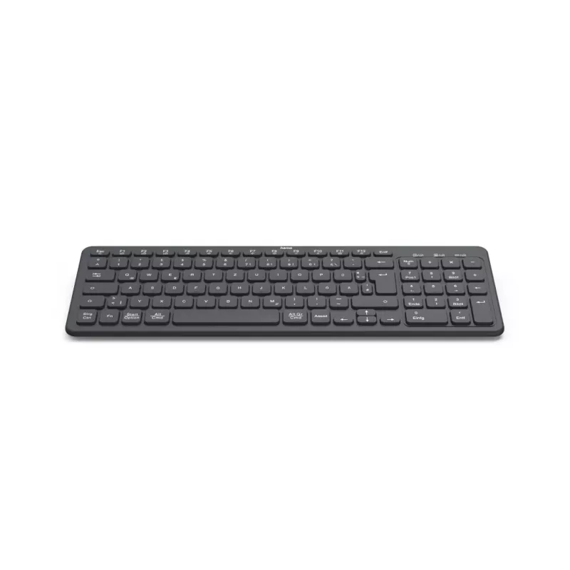 Hama WK-300 klawiatura Dom/Biuro RF Wireless + Bluetooth QWERTZ Niemiecki Czarny