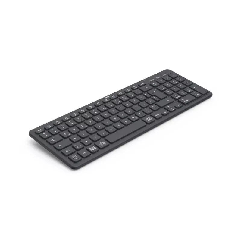 Hama WK-300 klawiatura Dom/Biuro RF Wireless + Bluetooth QWERTZ Niemiecki Czarny