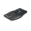 Hama WK-900 Ergo klawiatura Dom/Biuro RF Wireless + Bluetooth QWERTZ Niemiecki Czarny, Niebieski, Ciemnoszary