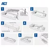 ACT USB 40 Gb/s M.2 2280 NVMe / PCIe SSD enclosure, beznarzędziowy