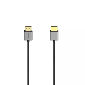 Hama 00205449 kabel HDMI 1.5 m HDMI Typ A (Standardowy) Czarny, Szary