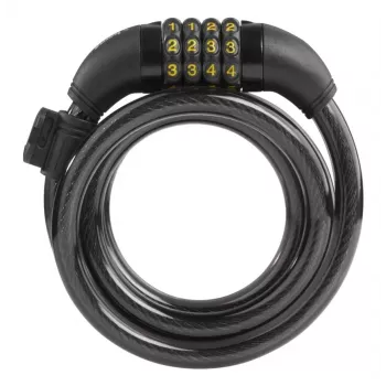 Hama 00178135 zapięcie rowerowe Czarny 1200 mm Linka