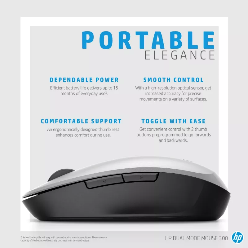 Mysz HP Dual Mode mysz RF Wireless Bluetooth